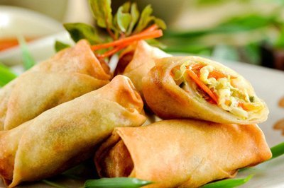 VEGGIES  SPRING ROLLS 5 PCS