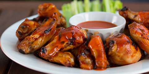 SWEET &amp; SOUR GARLIC CHICKEN WINGS 6 PCS