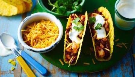 VEGETARIAN CHILI TACO