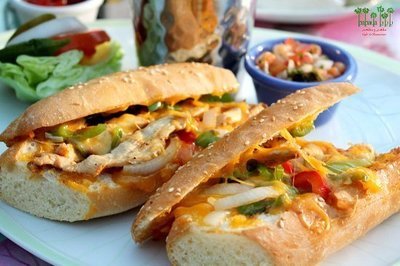 CHICKEN FAJITA SANDWICH  L