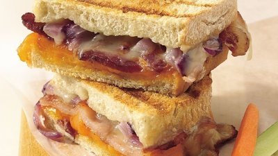 DOUBLE CHEESE &amp; BACON SANDWICH  L