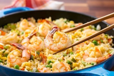 SHRIMPS FRIED RICE /L
