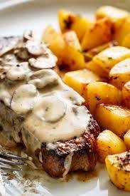 CREAMY MUSHROOM STEAK /L