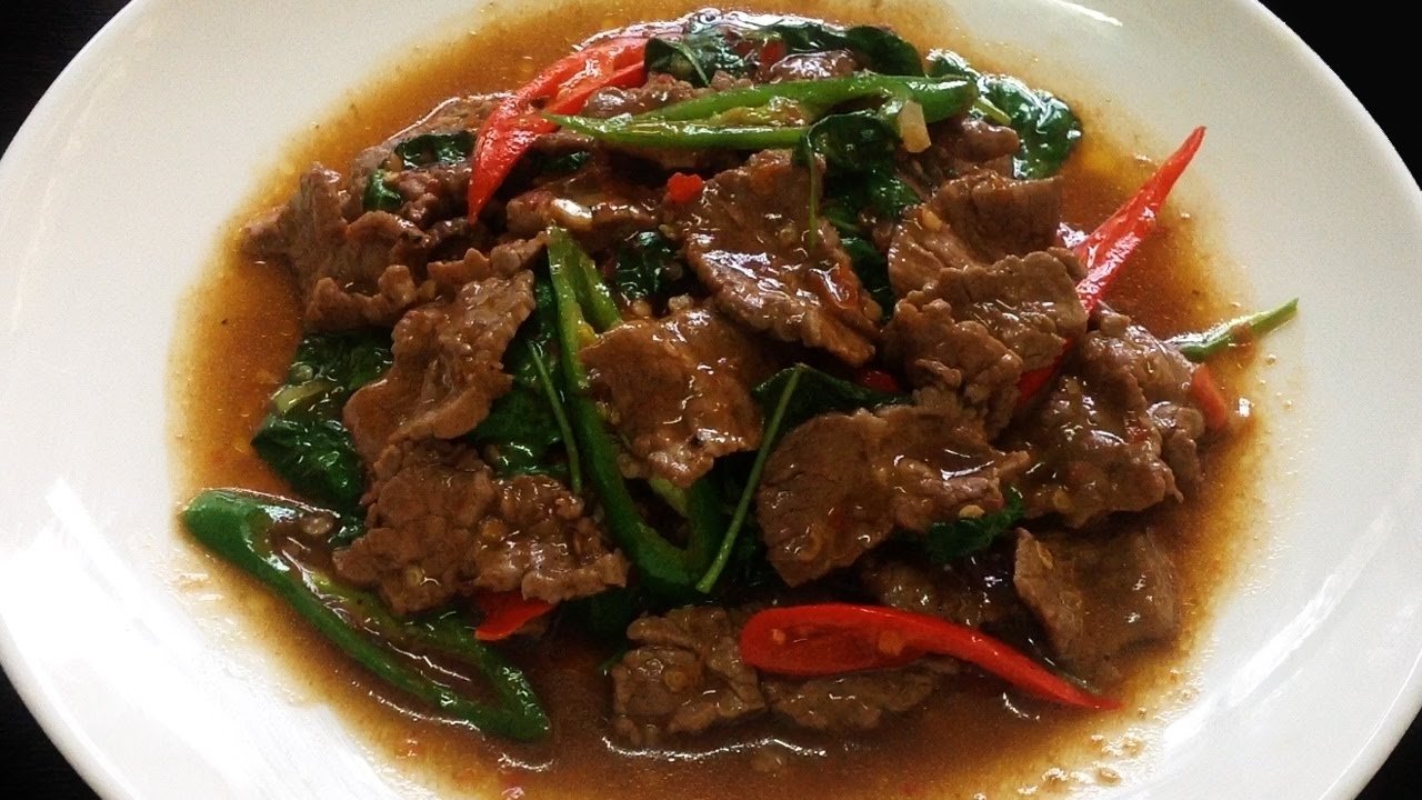 STIR FRIED BEEF BASIL /82