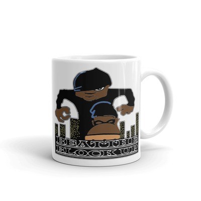 Beat The Block Up Coffee Mug - White