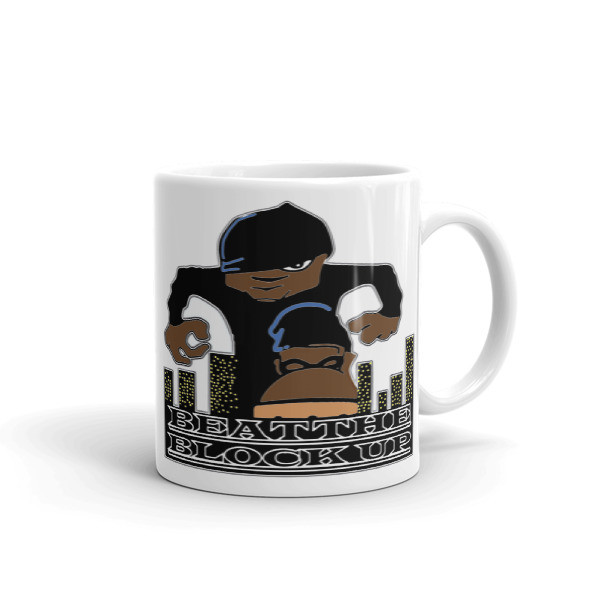 Beat The Block Up Coffee Mug - White