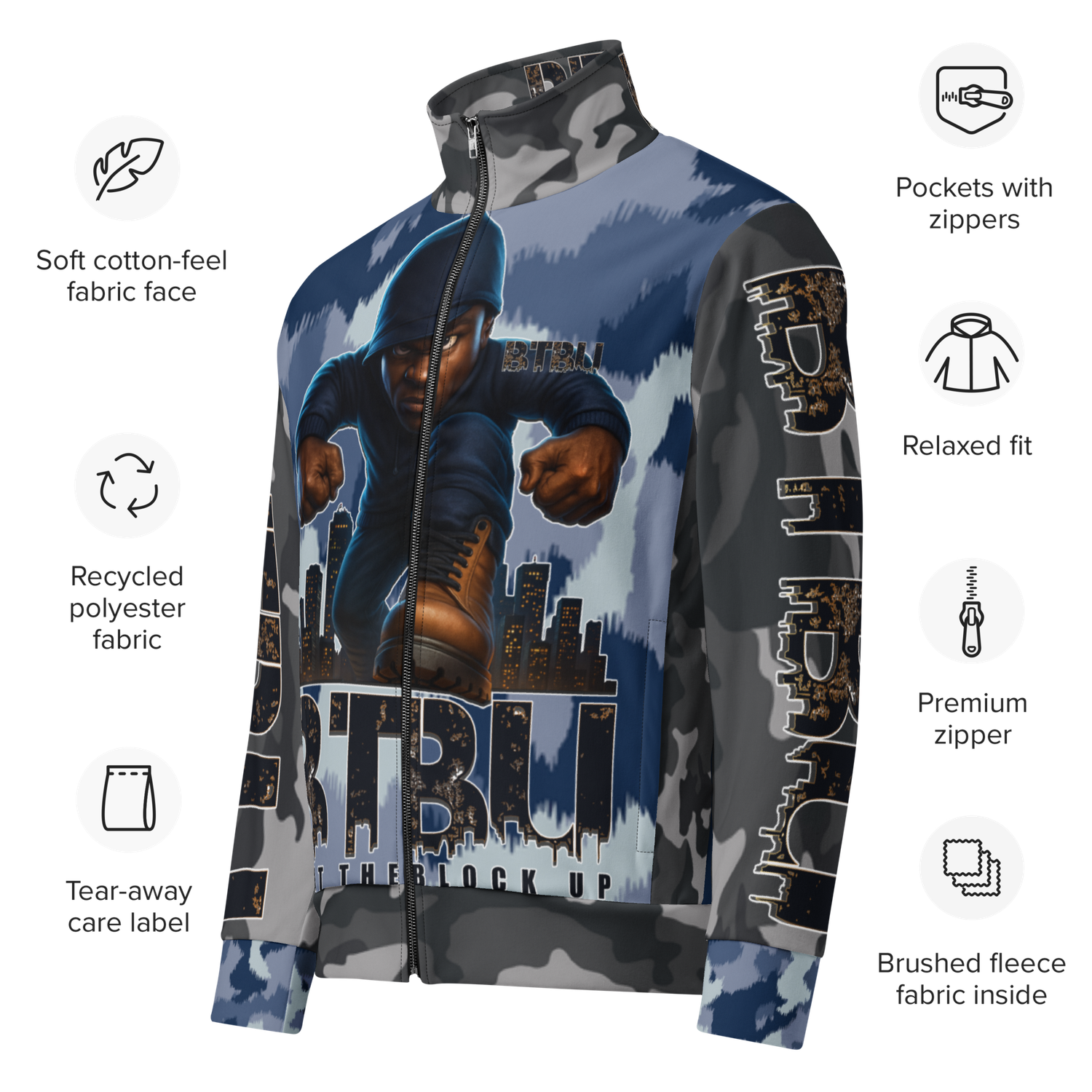 Beat The Block Up track jacket