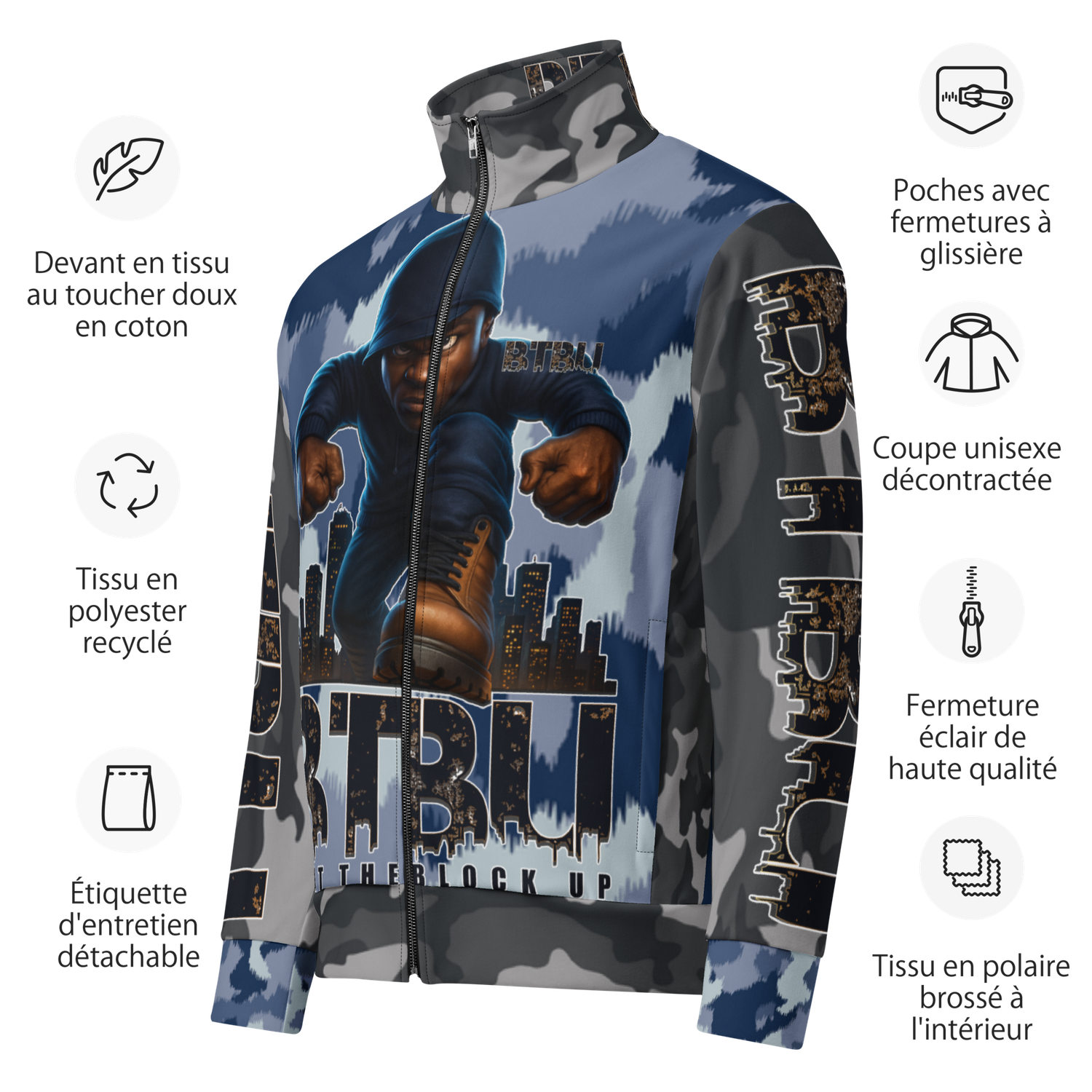 Beat The Block Up track jacket