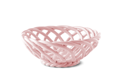 Sicilia Ceramic Basket – Pink