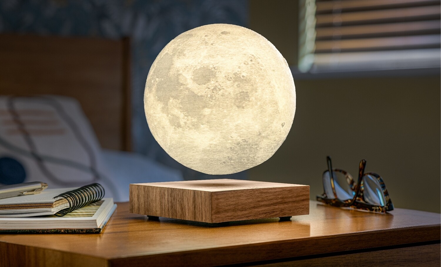 Moon Lamp Walnut