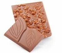 Highland Chocolatier, Sea-Salted Toffee, Milk Chocolate Bar