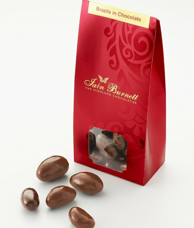 Highland Chocolatier, Brazil Nuts Rolled in Milk Chocolate - Satchel