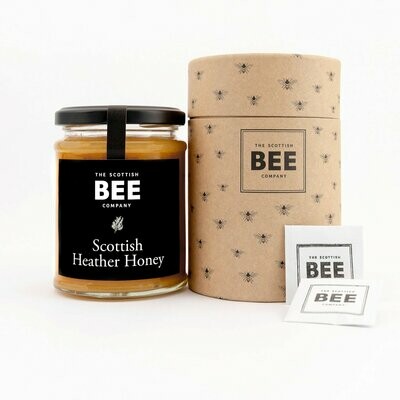 The Scottish Bee, Heather Honey Gift Box with Seeds