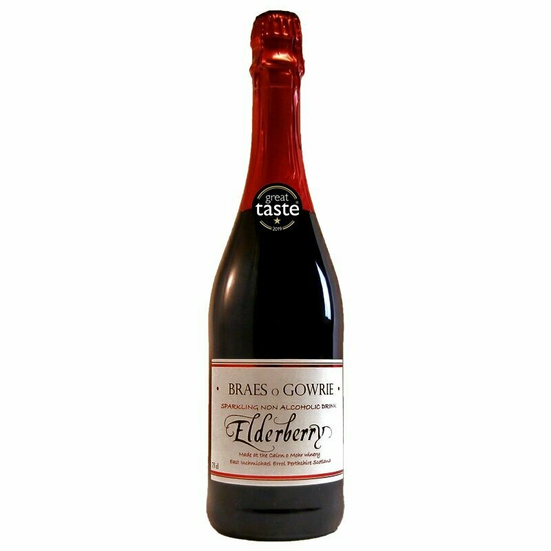 Braes O Gowrie, Elderberry Sparking, Non Alcoholic Drink