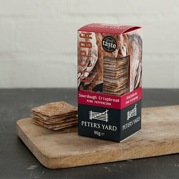 Peter's Yard, Pink Peppercorn Sourdough Crispbreads