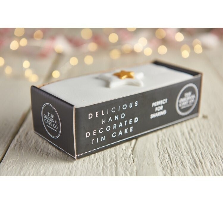 Festive Iced  Christmas Cake