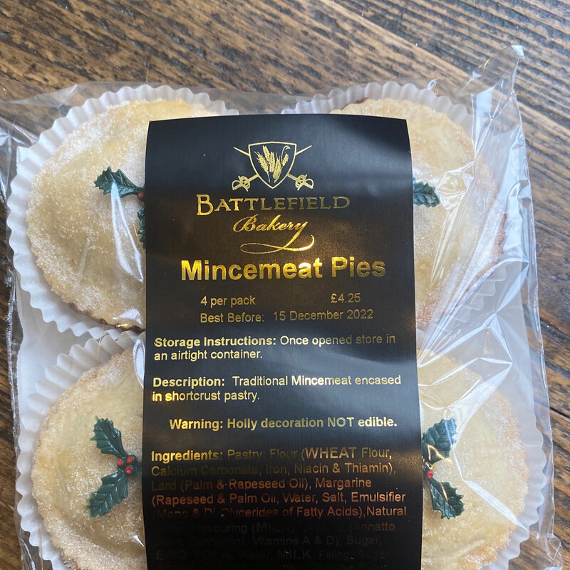 Battlefield Bakery, Mincemeat Pies Battlefield Bakery, Mincemeat Pies
