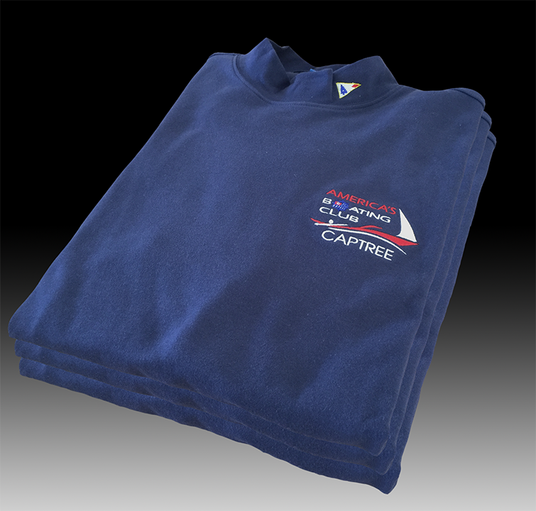 Mock Turtleneck blue shirt
