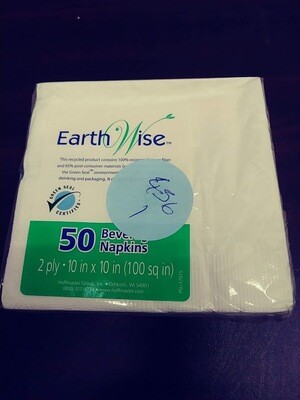 BEVNAP 2 PLY 310-A EARTHWISE 60/50CT NAPKIN 10X10- RTL