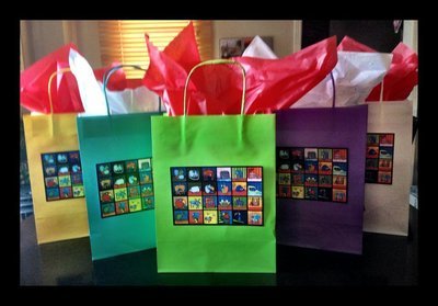 Book Bus Gift Bags