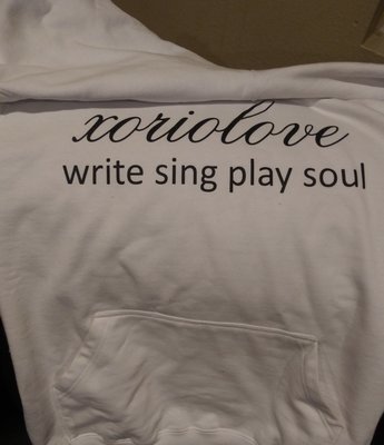 "write, sing, play, soul"  hoodie