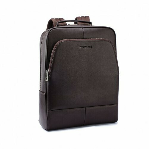 Zaino in pelle marrone con spalline Zaino in pelle marrone con spalline