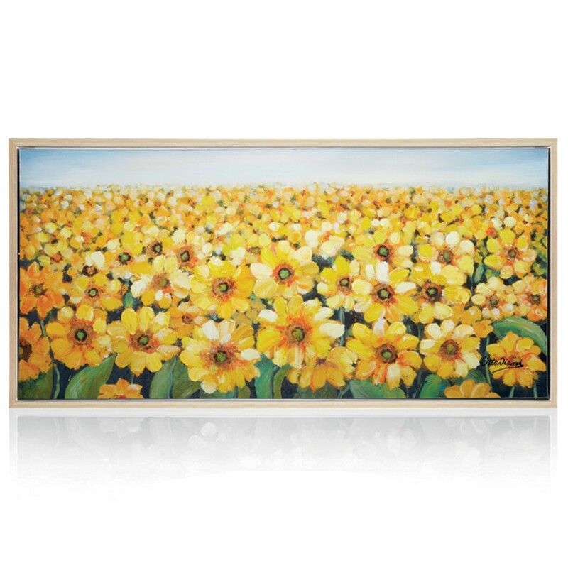 QUADRO GIRASOLI 120x60 SUPERFICIE LUCIDA OTTAVIANI HOME QUADRO GIRASOLI 120x60 SUPERFICIE LUCIDA OTTAVIANI HOME