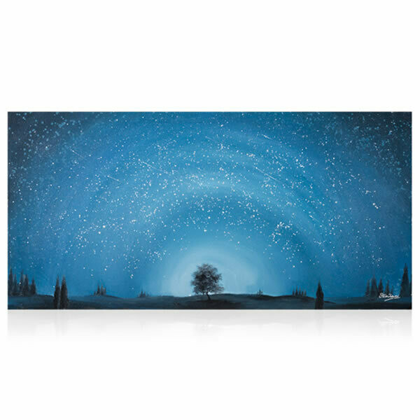 QUADRI SU TELA “notte stellata” 120×60. OTTAVIANI HOME QUADRI SU TELA “notte stellata” 120×60. OTTAVIANI HOME
