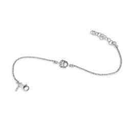 Bracciale in argento  con maschera apotropaica