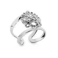 Anello in argento 925° con maschera apotropaica.
Anello in argento 925° con maschera apotropaica.
