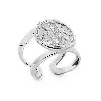 Anello in argento 925° con riproduzione dello statere. Anello in argento 925° con riproduzione dello statere.