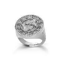 Anello in argento 925° con segno zodiacale pesci.
