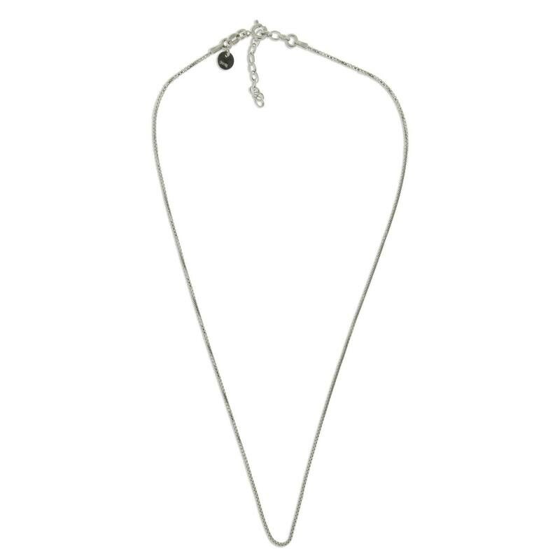 Catenina in argento cm 55, regolabile. Catenina in argento cm 55, regolabile.