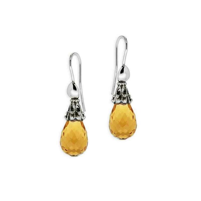 Orecchini – Linea Gocce con cristalli sfaccettati gialli Orecchini – Linea Gocce con cristalli sfaccettati gialli