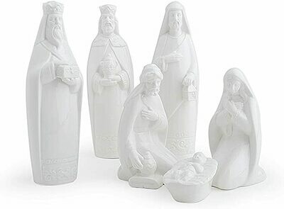 Natività 6 pz porcellana 16cm