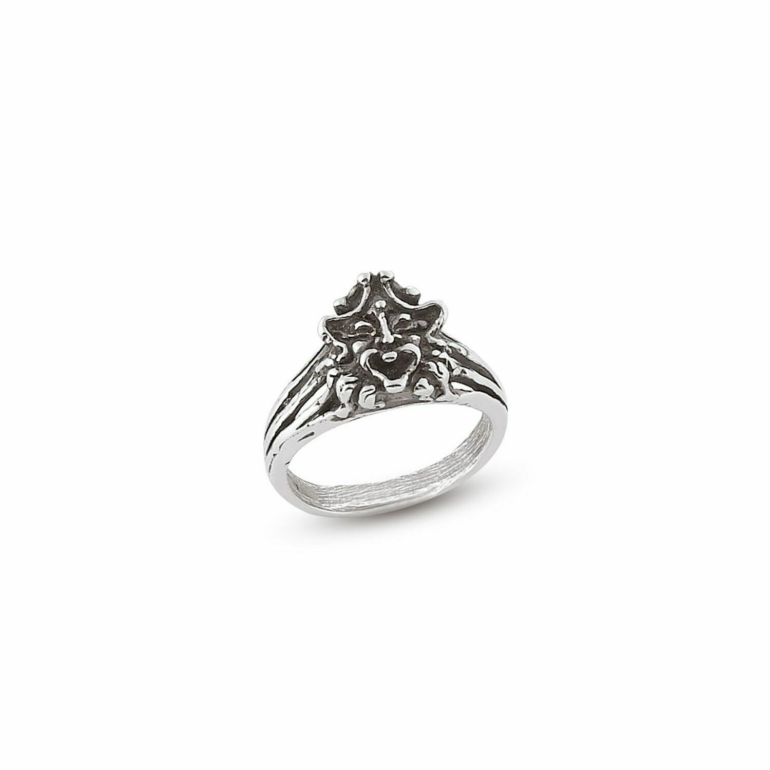 Anello con Maschera in Argento