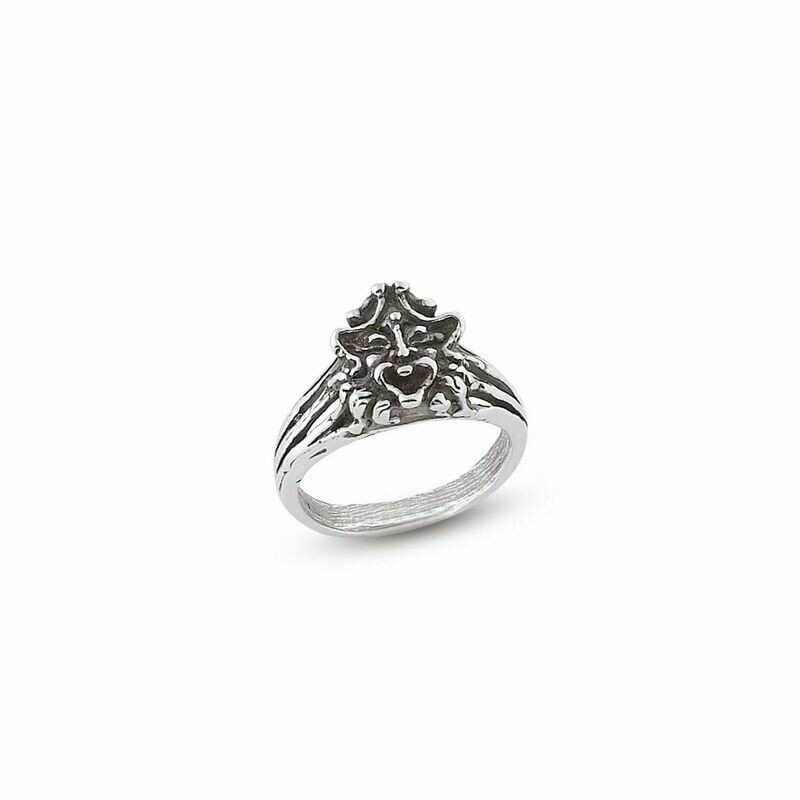 Anello con Maschera in Argento Anello con Maschera in Argento