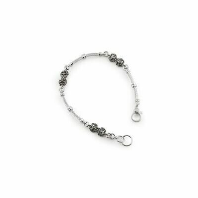 Bracciale con Maschere in Argento