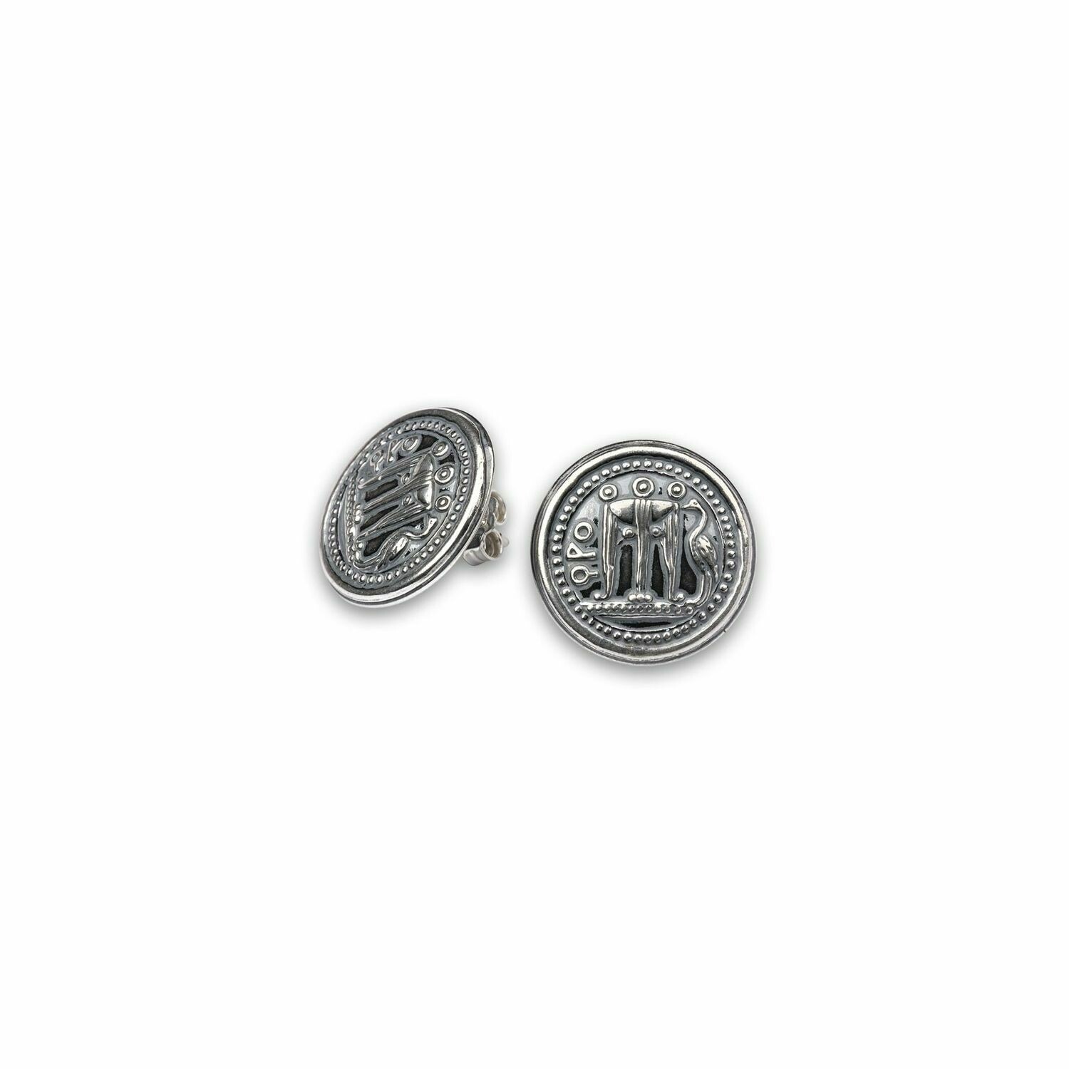 Orecchini in Argento con Monete