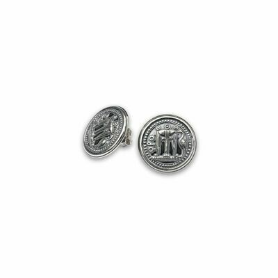 Orecchini in Argento con Monete Orecchini in Argento con Monete