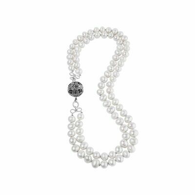 Collana Doppio filo di Perle Collana Doppio filo di Perle