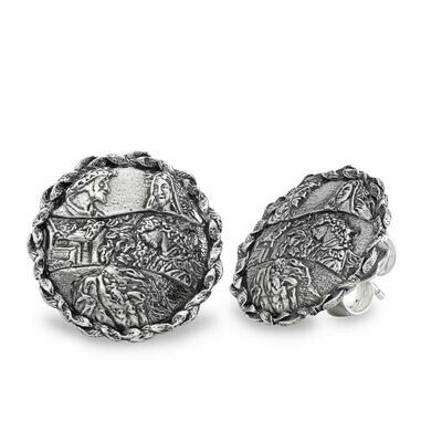 Orecchini in argento 925/000 "Stil Novo"