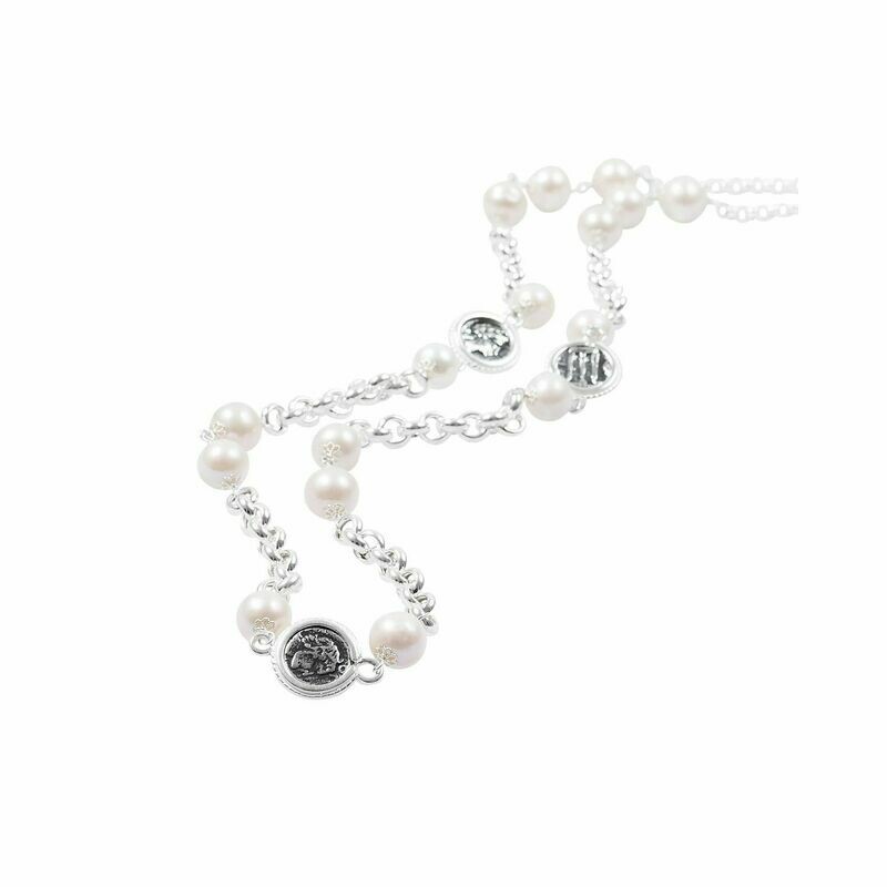 Collana Perle e Monete Collana Perle e Monete