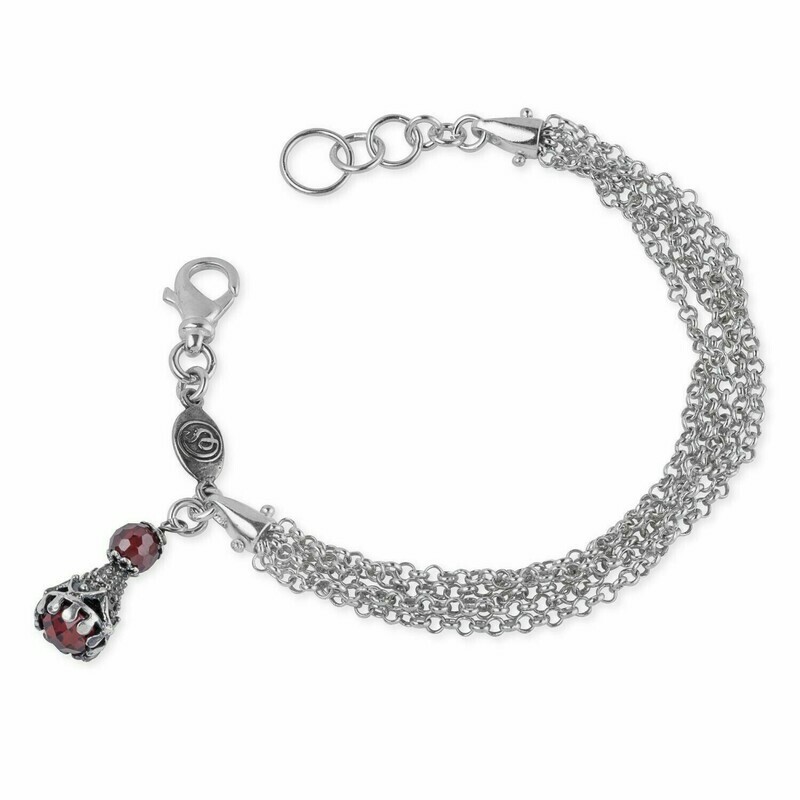 Bracciale multifilo con charm Bracciale multifilo con charm