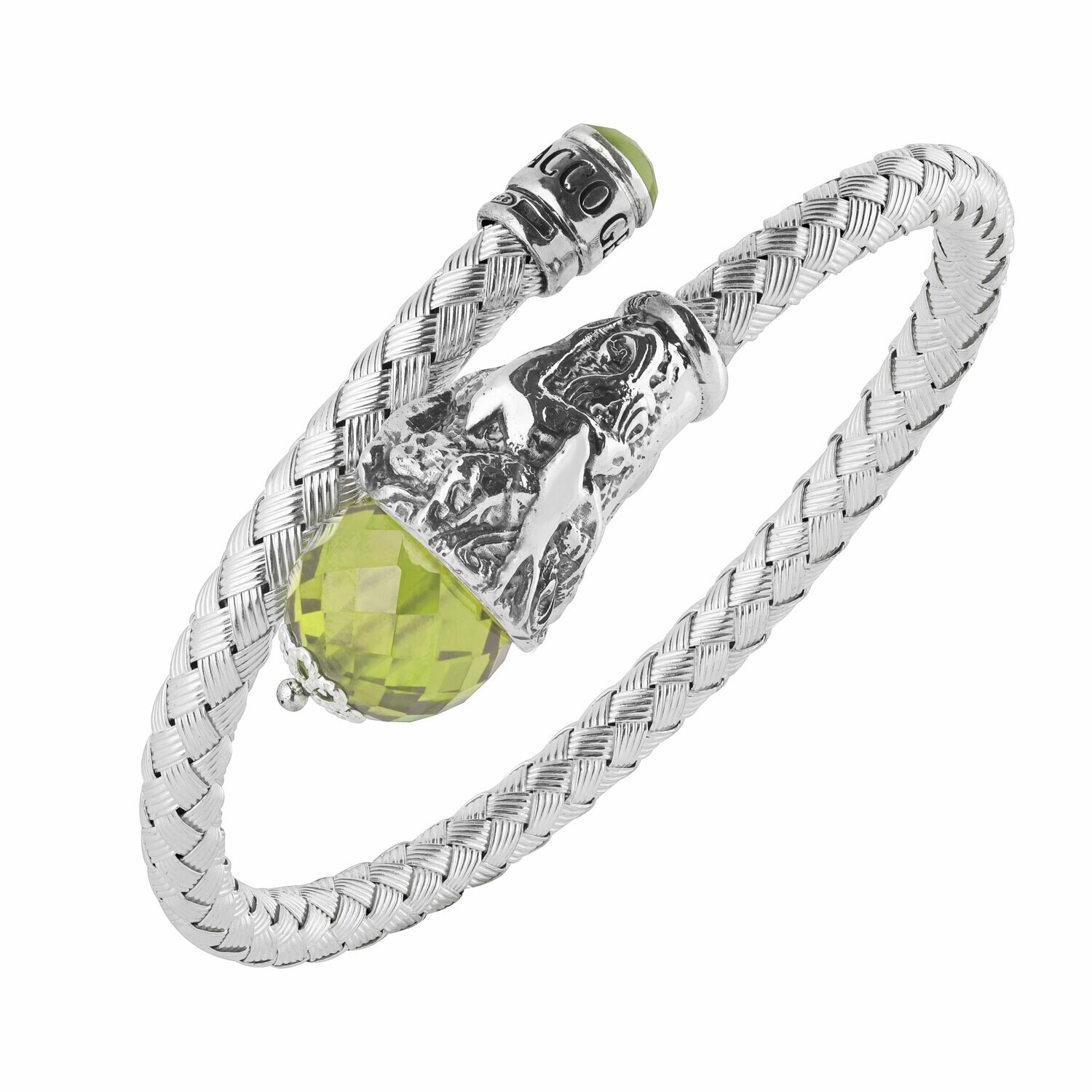 Bracciale arg.925/000 con zirconia sfaccettata "primavera-rondini"