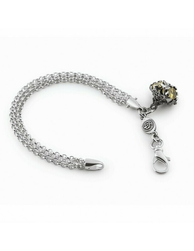 bracciale Iride in argento e pendente
