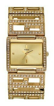 Orologio dorato donna braccialato con swarovski Orologio dorato donna braccialato con swarovski