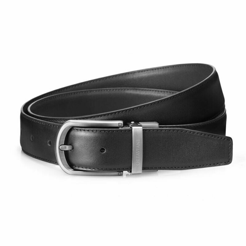 Cintura elegante in pelle nera Cintura elegante in pelle nera