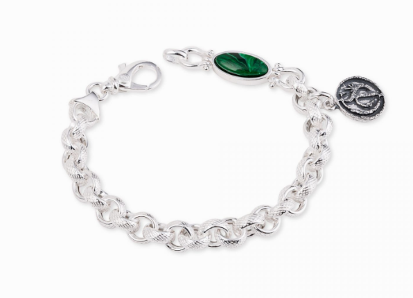 Bracciale a catena con elemento double face Bracciale a catena con elemento double face