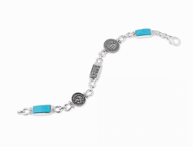 Bracciale con elementi double face